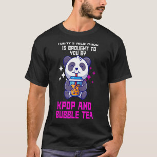 Camiseta el buen humor de hoy es kpop y bubble tea Kpop mer