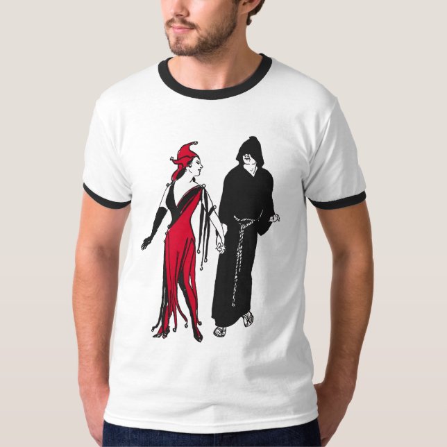 Camiseta El bufón y el monje (Anverso)