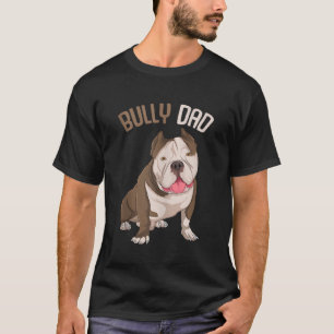 Camiseta El búho americano de papá perro de papá de arriba