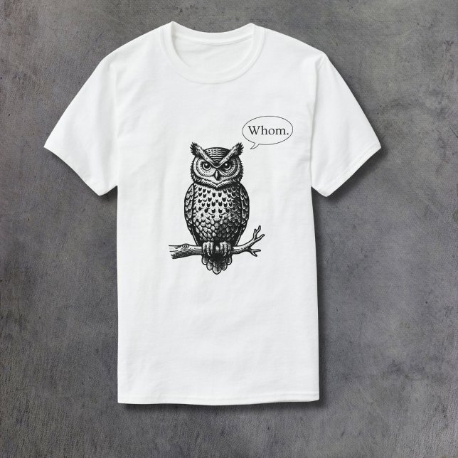 Camiseta El búho dice a quién (Subido por el creador)