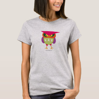 Camiseta El búho enojado es colorido