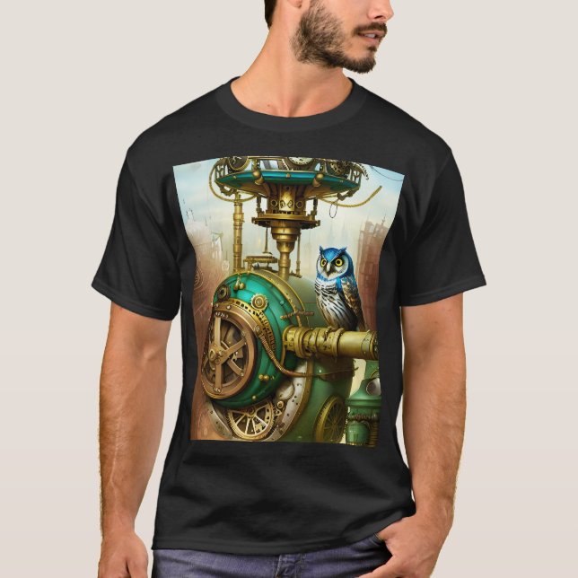 Camiseta El búho está vigilando (Anverso)