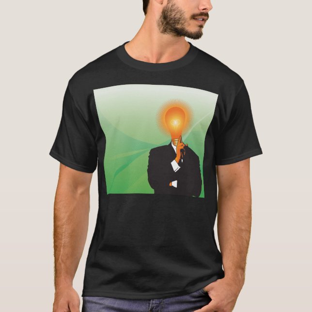 Camiseta El bulbo más brillante del cajón del cuchillo (Anverso)