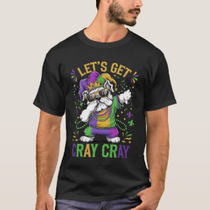 Camiseta El Bulldog de Dabbing Mardi Gras "Vamos a ponernos