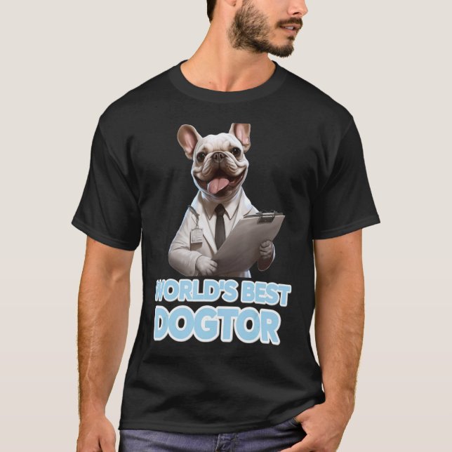 Camiseta El Bulldog francés divertido ama al perro mamá mun (Anverso)