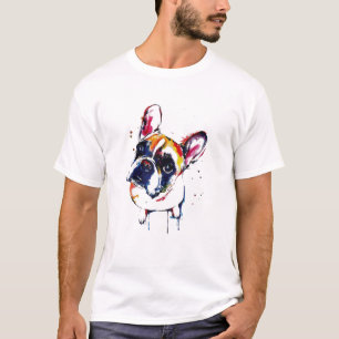 Camiseta El Bulldog francés divertido y colorido, amante de