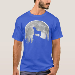 Camiseta El Bulldog francés Frenchie Howling The Moon 