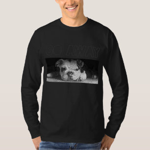 Camiseta El Bulldog inglés cachorro, la distancia social se