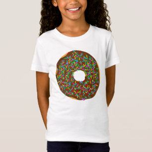 Camiseta El buñuelo lindo y colorido de la diversión con