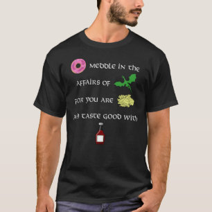 Camiseta El buñuelo se entromete en los asuntos de los