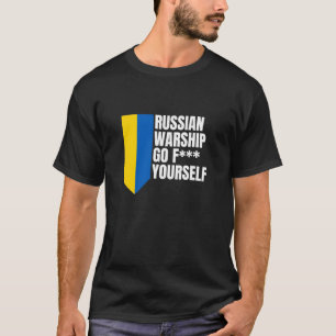 Camiseta El buque de guerra ruso se vuelve esencial