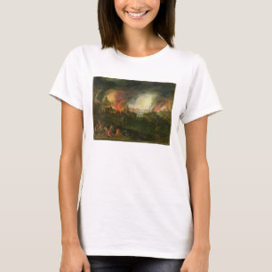 Camiseta El Burning de Troy (aceite en el cobre)