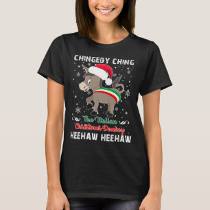 Camiseta El burro del navidad - burro italiano del navidad
