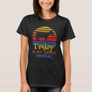 Camiseta El burro es mi animal espiritual - Mula de Zookeep