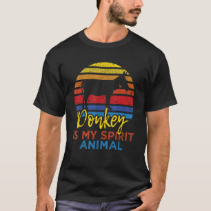 Camiseta El burro es mi animal espiritual - Mula de Zookeep