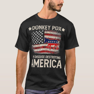 Camiseta El burro vence la enfermedad destruyendo la gracia