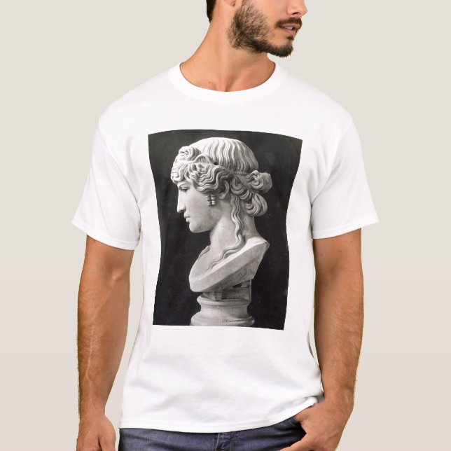 Camiseta El busto de Antinous llamó 'Antinous Mondragone (Anverso)