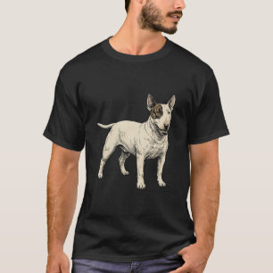 Camiseta El Caballero Blanco: Bull Terrier Distintivo