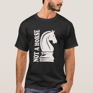 Camiseta El caballero del ajedrez no es un caballo
