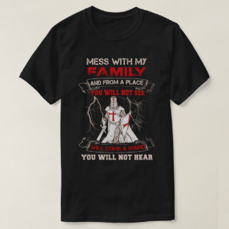 Camiseta El Caballero Templario Se Reune Con Mi Familia Y D