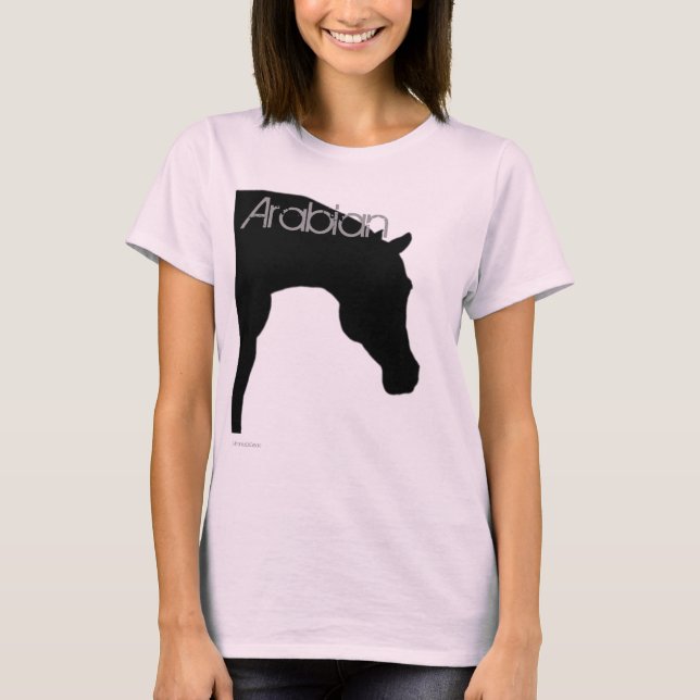 Camiseta El caballo árabe (Anverso)