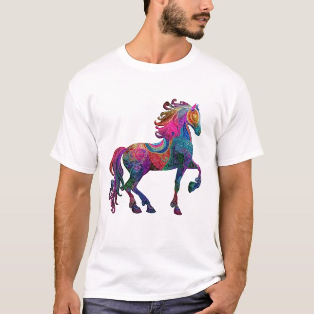 Camiseta El Caballo Bordado (Anverso)