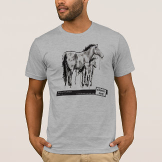 Camiseta El caballo de Przewalski, por la alondra de Laura