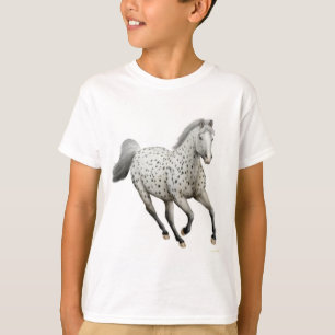 Camiseta El caballo del Appaloosa del leopardo embroma la