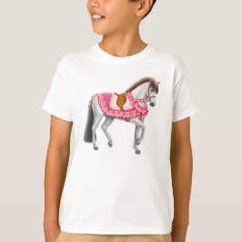 Camiseta El caballo del desfile del día de San Valentín