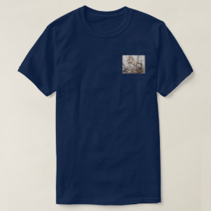 Camiseta El caballo erudito saltando de un libro