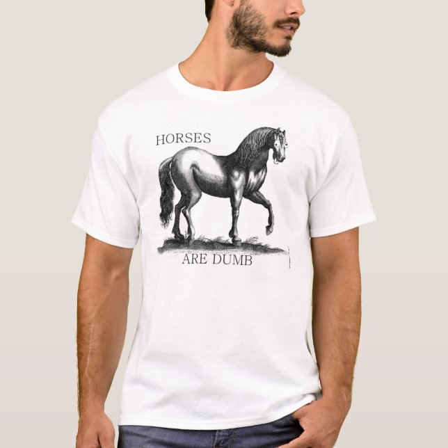 Camiseta El caballo es mudo (Anverso)