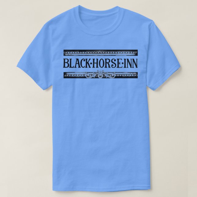 Camiseta EL CABALLO NEGRO en la media luna 1 (Diseño del anverso)