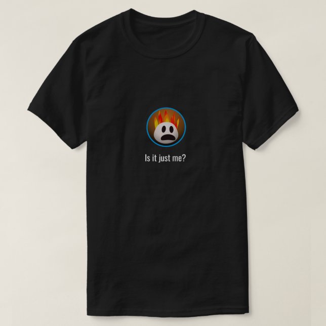 Camiseta El cabello ardiendo (Diseño del anverso)