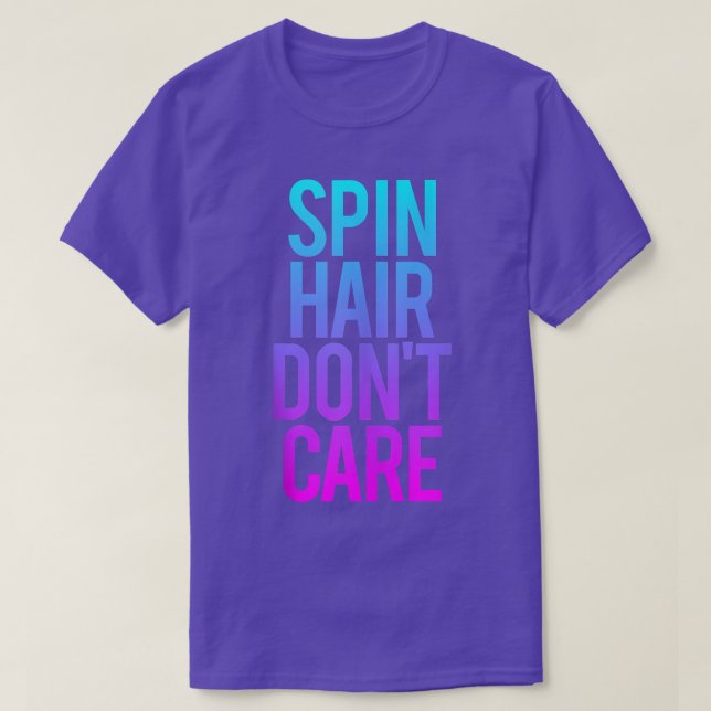 Camiseta El cabello de espín no le importa el divertido ent (Diseño del anverso)