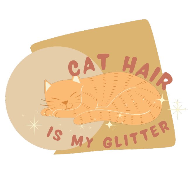 Camiseta El Cabello De Gato Divertido Es Mi Imagen De Gato  (Subido por el creador)