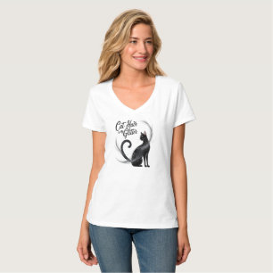 Camiseta El Cabello De Gato Es Mi Purpurina - Un Puramente 