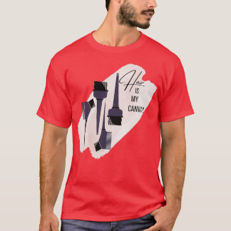 Camiseta El cabello es mi lienzo