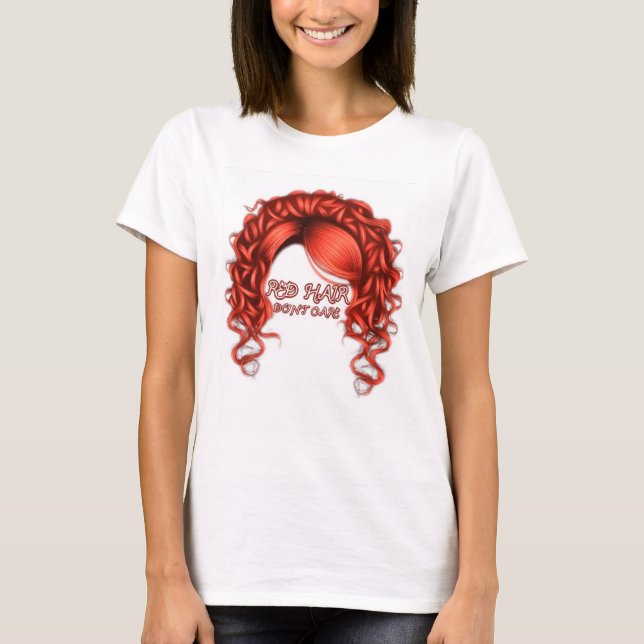 Camiseta El cabello rojo, no importa (Anverso)