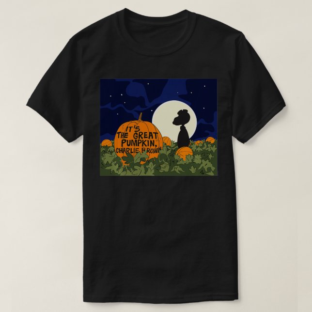 Camiseta El cacahuete es la gran calabaza (Diseño del anverso)