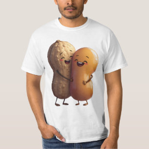 Camiseta El Cacahuete Y La Jelly Abrazan El Arte De La Comi