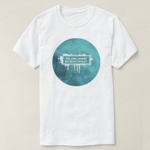 Camiseta El caer aparte tan maravillosamente