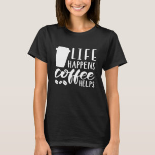 Camiseta El café ayuda a vivir