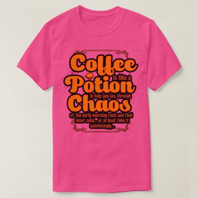 Camiseta El Café Cafetero Es Como Una Opción Para Ayudarte (Diseño del anverso)