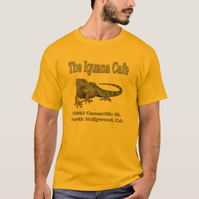 Camiseta el café de la iguana (Anverso)