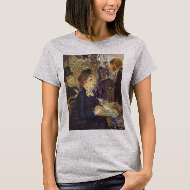 Camiseta El Café de Pierre Renoir, Impresionismo Vintage (Anverso)