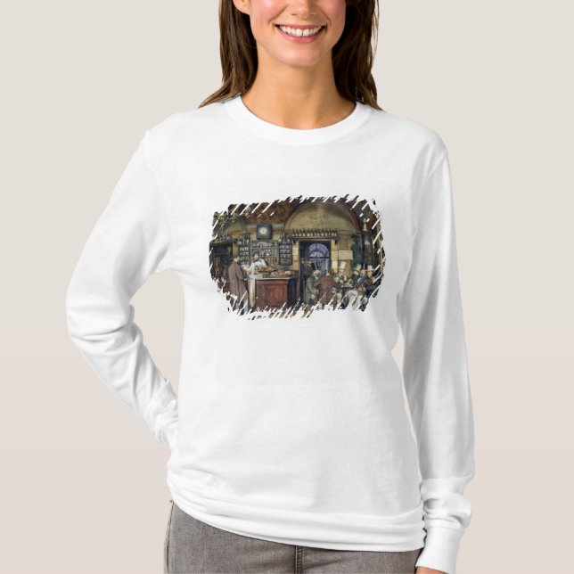 Camiseta El café en Roma, 1856 (Anverso)