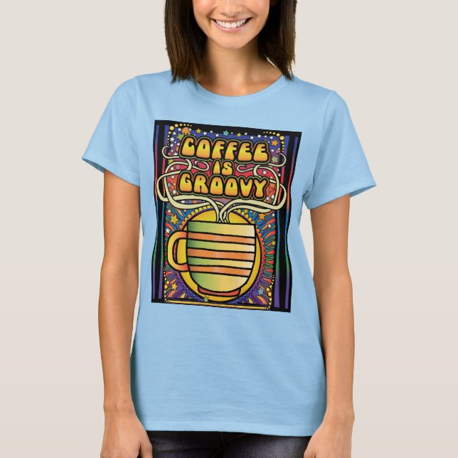 Camiseta El café es Groovy (Anverso)