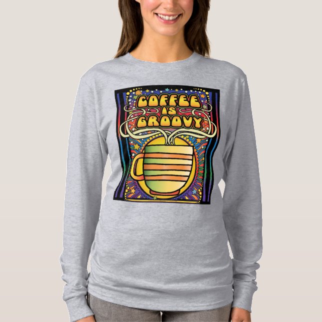 Camiseta El café es Groovy (Anverso)
