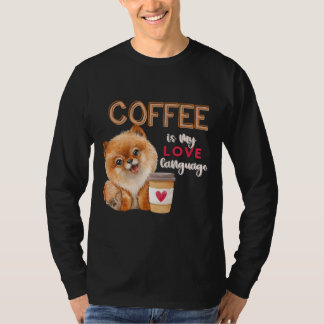 Camiseta El Café Es Mi Lengua De Amor El Ventilador De Cach