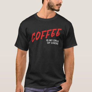 Camiseta El Café Es Mi Medicamento De Elección Caffeine Esp